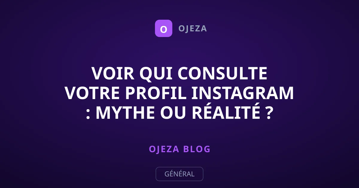 Voir qui consulte votre profil Instagram : mythe ou réalité ?